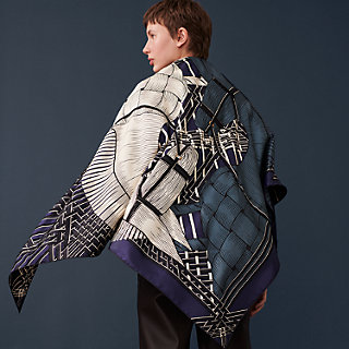 Embroidered Masan & Masan giant triangle | Hermès Australia